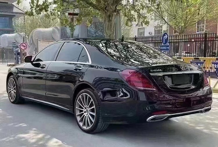 Mercedes-Benz S-Class exterior upgrades to the rear of the 2019 model