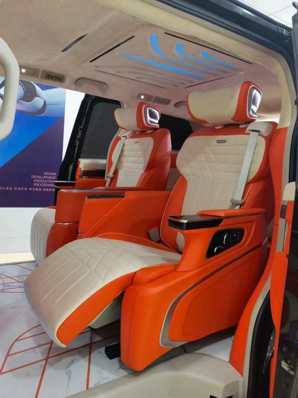 luxury seats in car